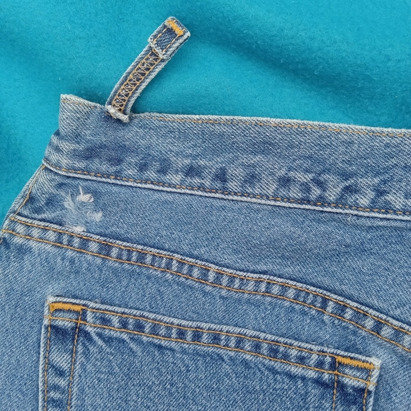 Levi's 550 Jeans Classic Relaxed Women's Relaxed Fit Tapered Leg Size 14 L Blue - Picture 6 of 8